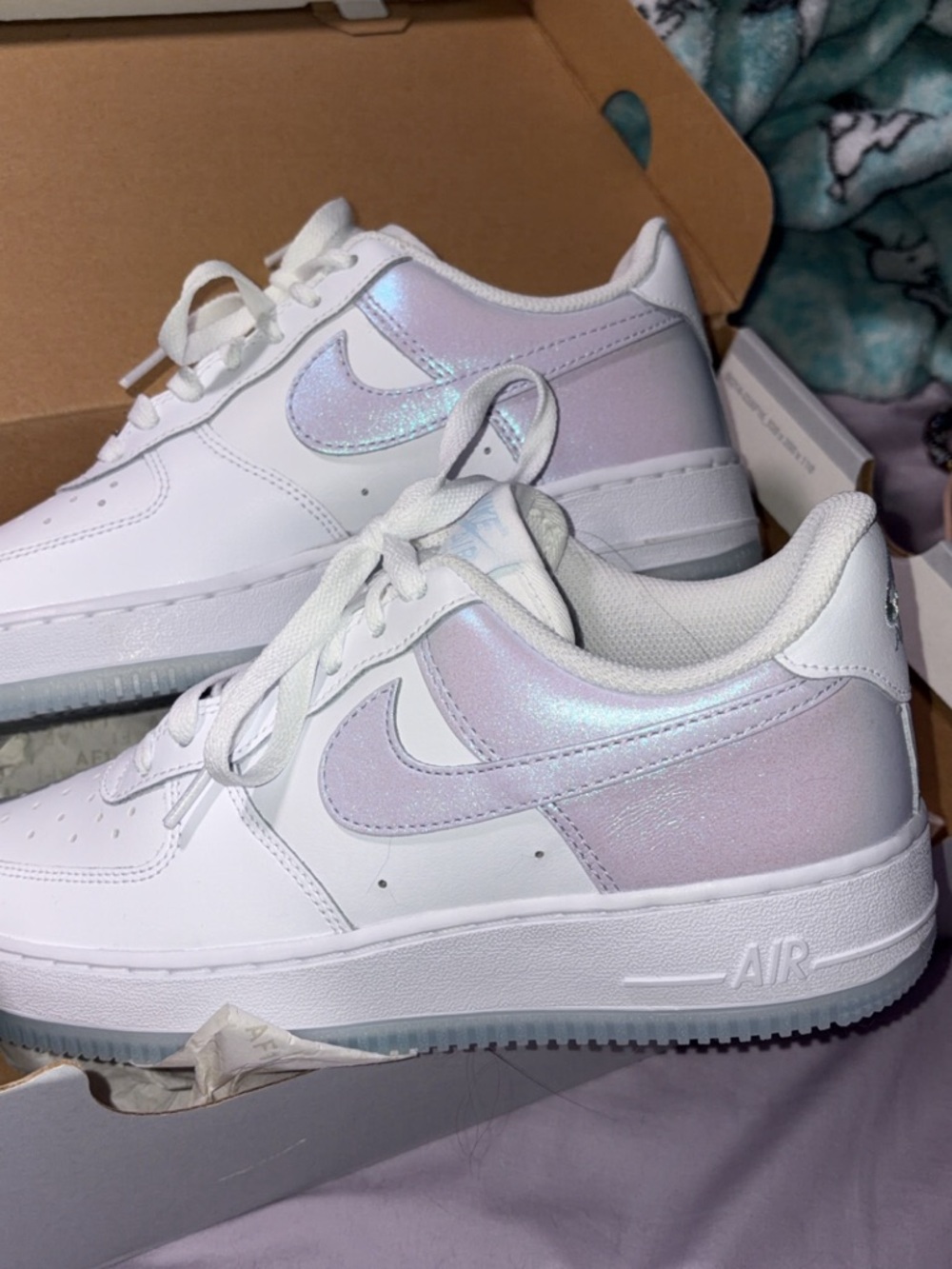 Woman’s Nike Air Force ones 8w